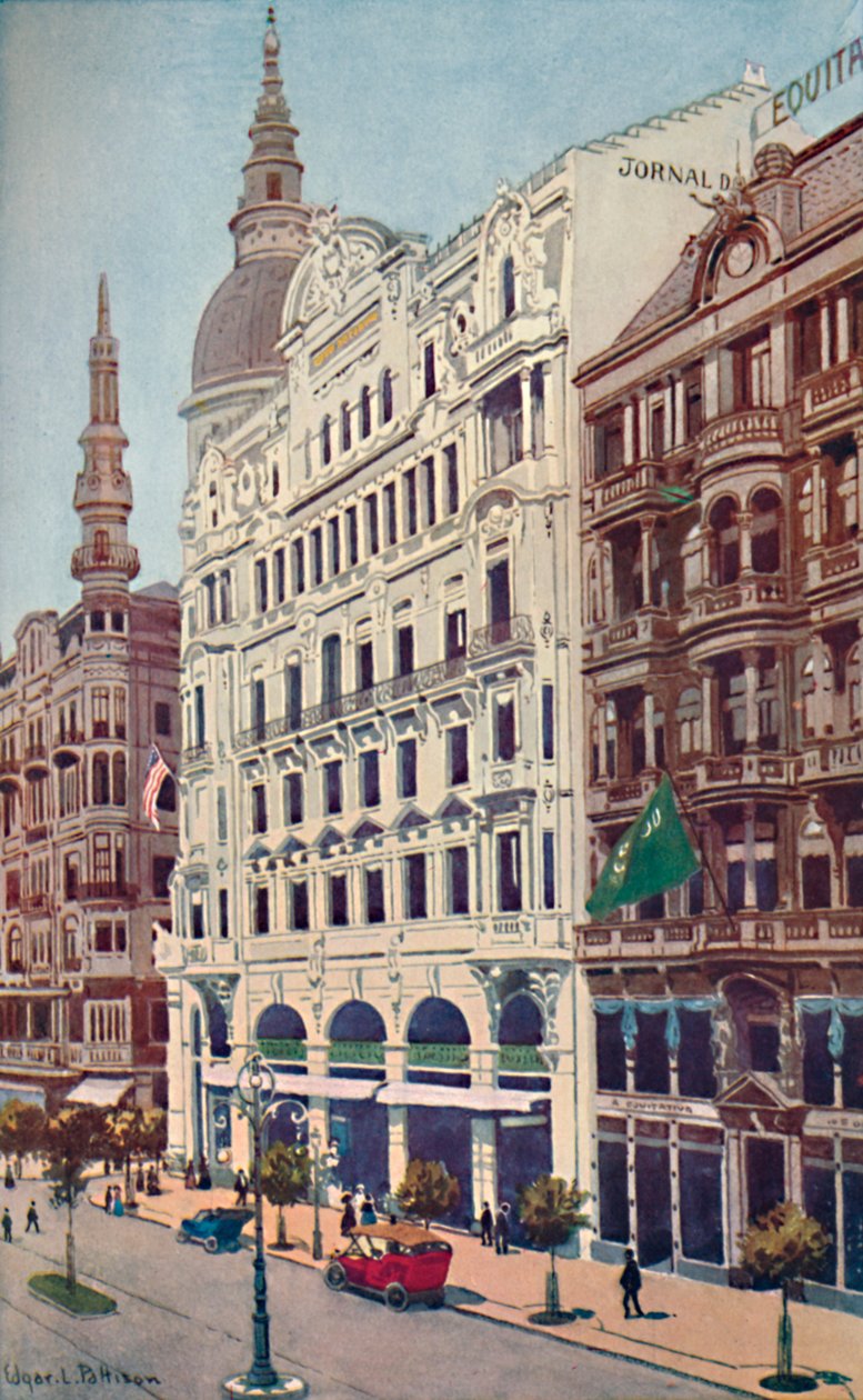Kanceláře Jornal do Commercio, Avenida Rio Branco, 1914 od Unbekannt