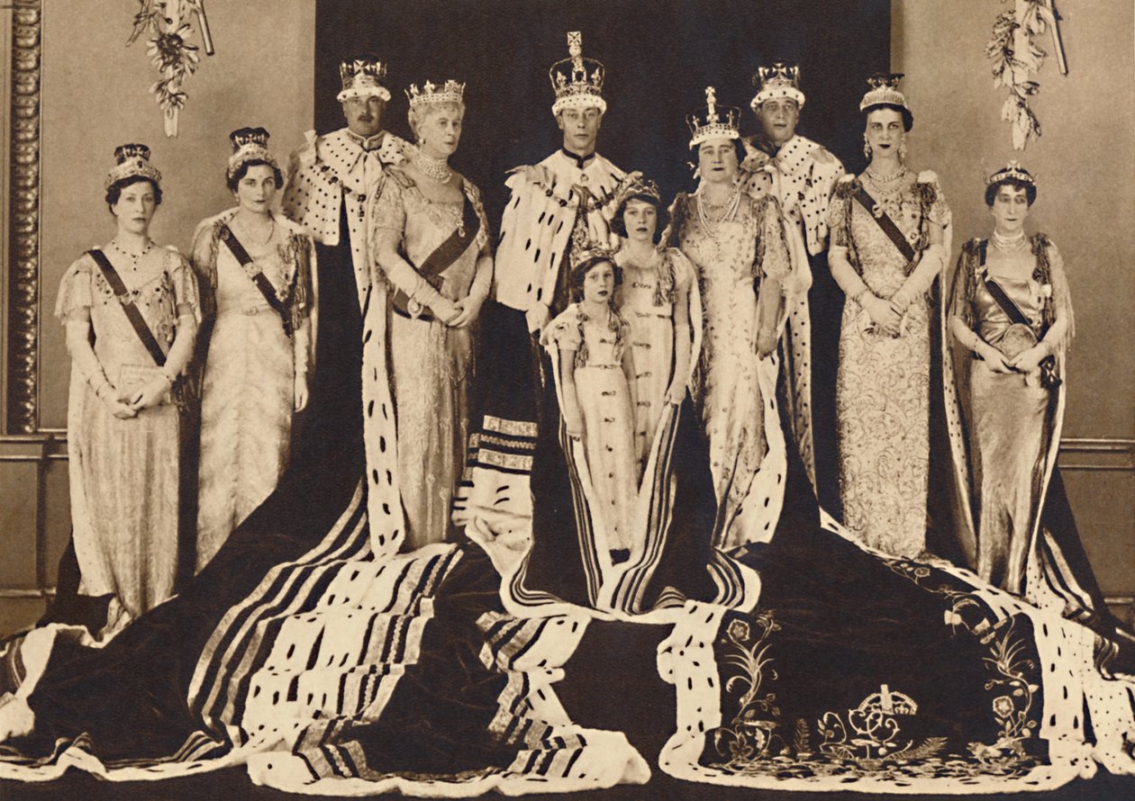 Oficiální korunovační skupina, 1937 od Unbekannt