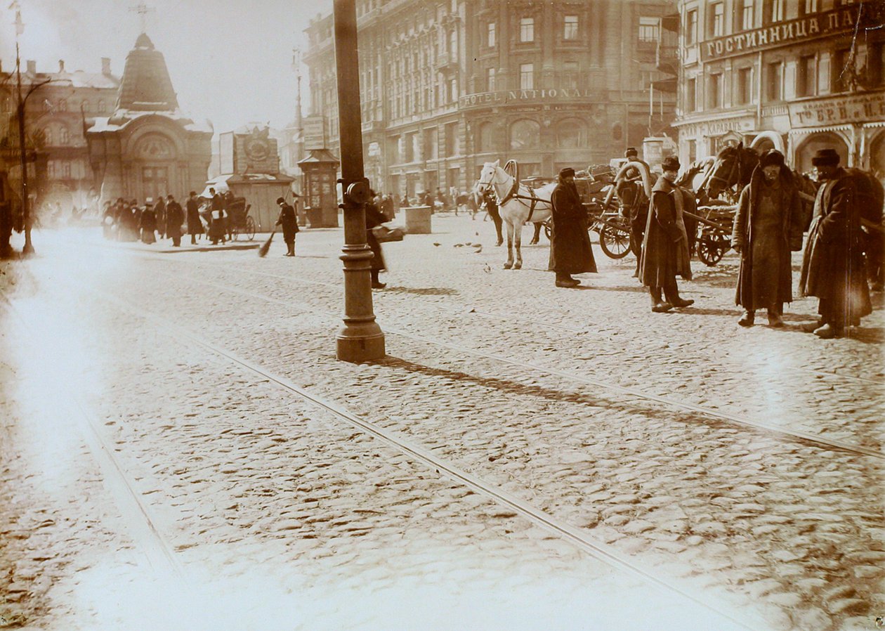 Ochotny Ryad Hunting Row, Moskva, Rusko, 16. března 1911 od Unbekannt