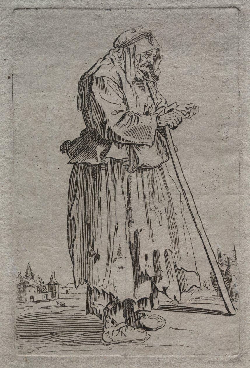 Stará žebračka, 1600s. od Unbekannt
