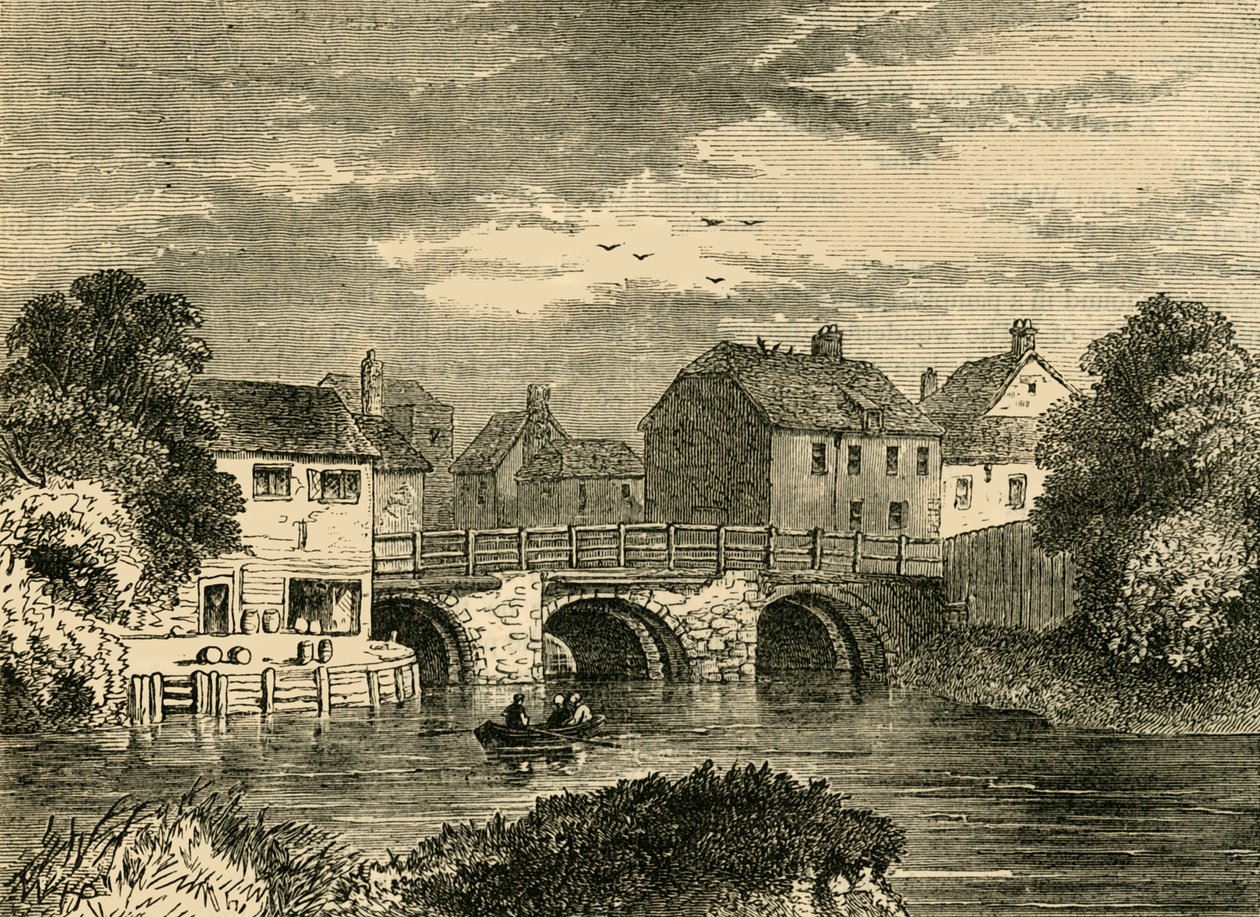 Old Bow Bridge, c1876. od Unbekannt