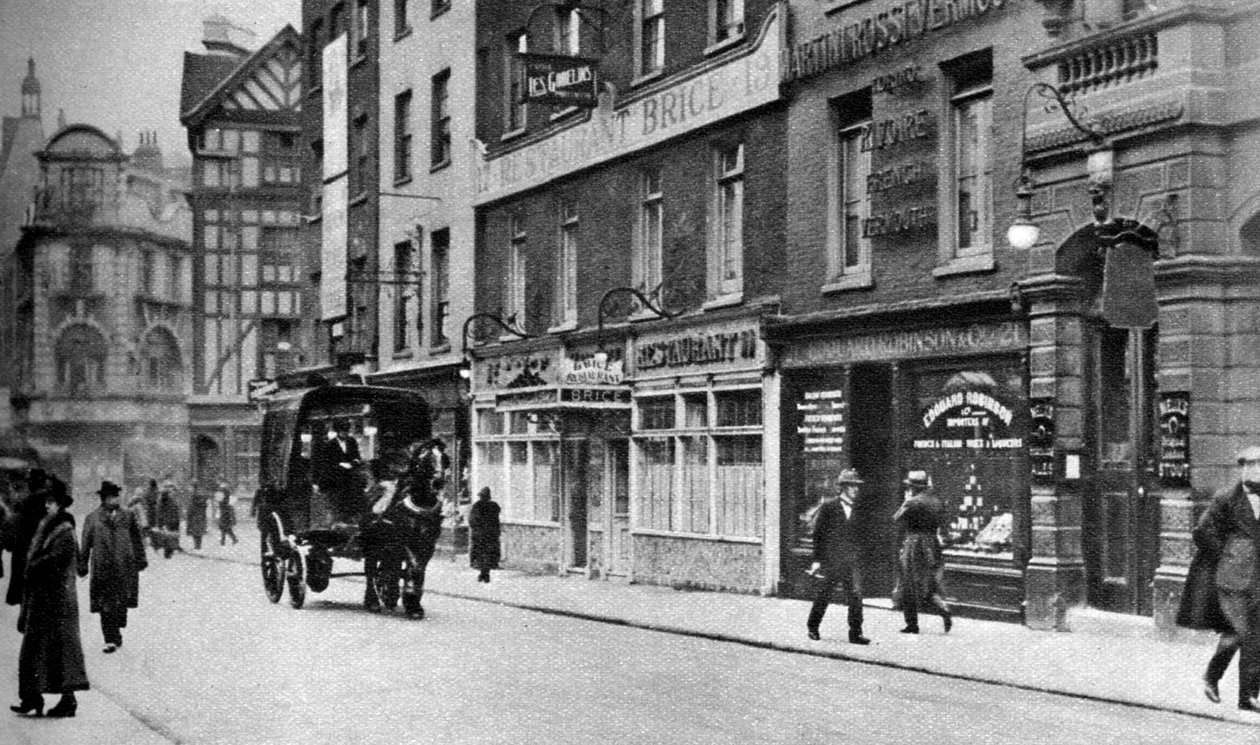 Old Compton Street, Soho, Londýn, 1926-1927 od Unbekannt