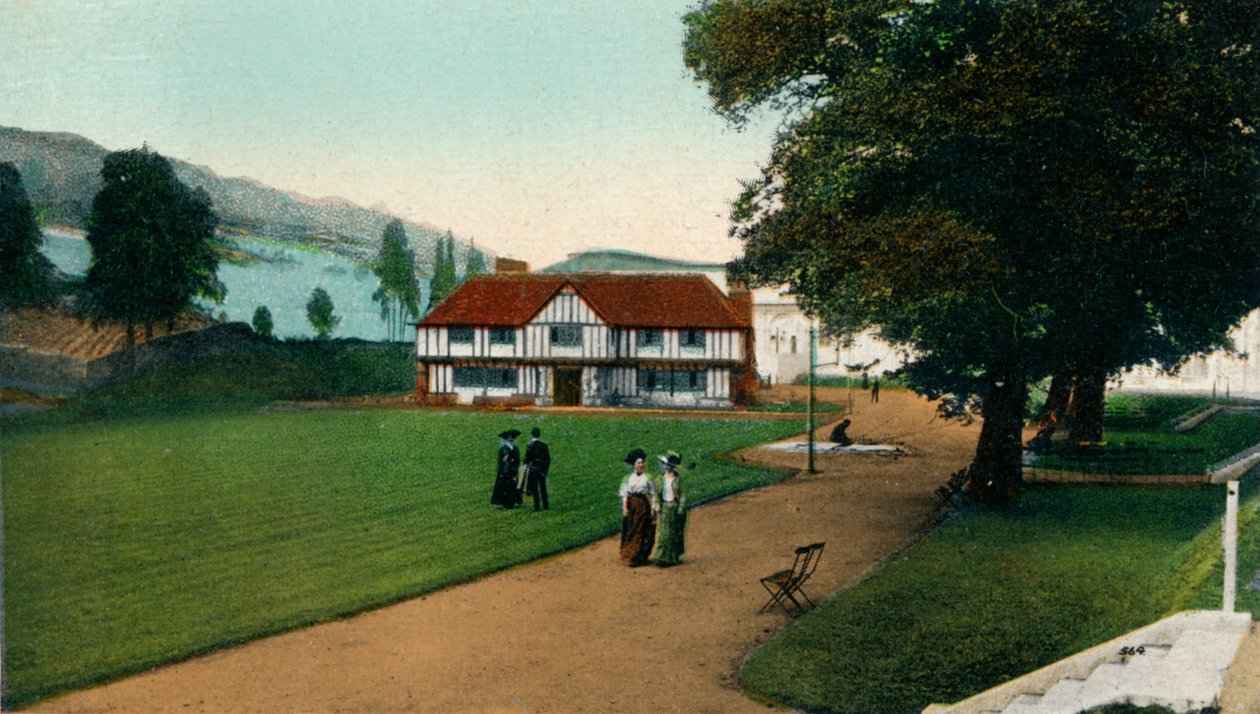 Stará anglická zahrada, Imperial International Exhibition, Londýn, 1909 od Unbekannt