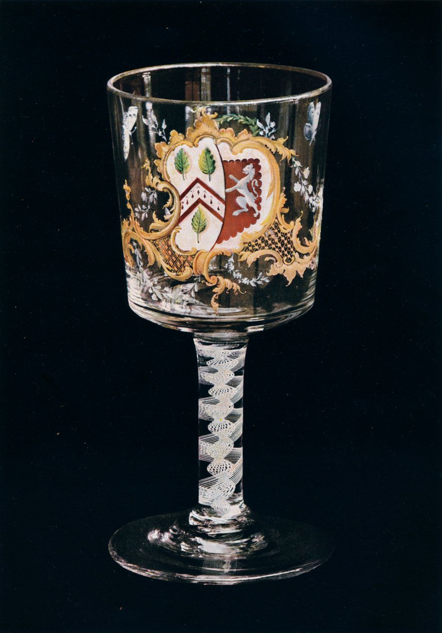 Starý anglický skleněný pohár, c1775 od Unbekannt