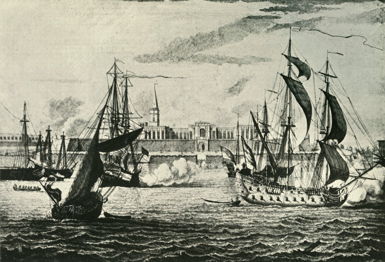 Old Fort William, od řeky 1736, 1925. od Unbekannt