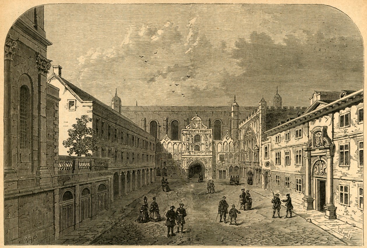 Old Front of Guildhall, c1725, 1897. od Unbekannt