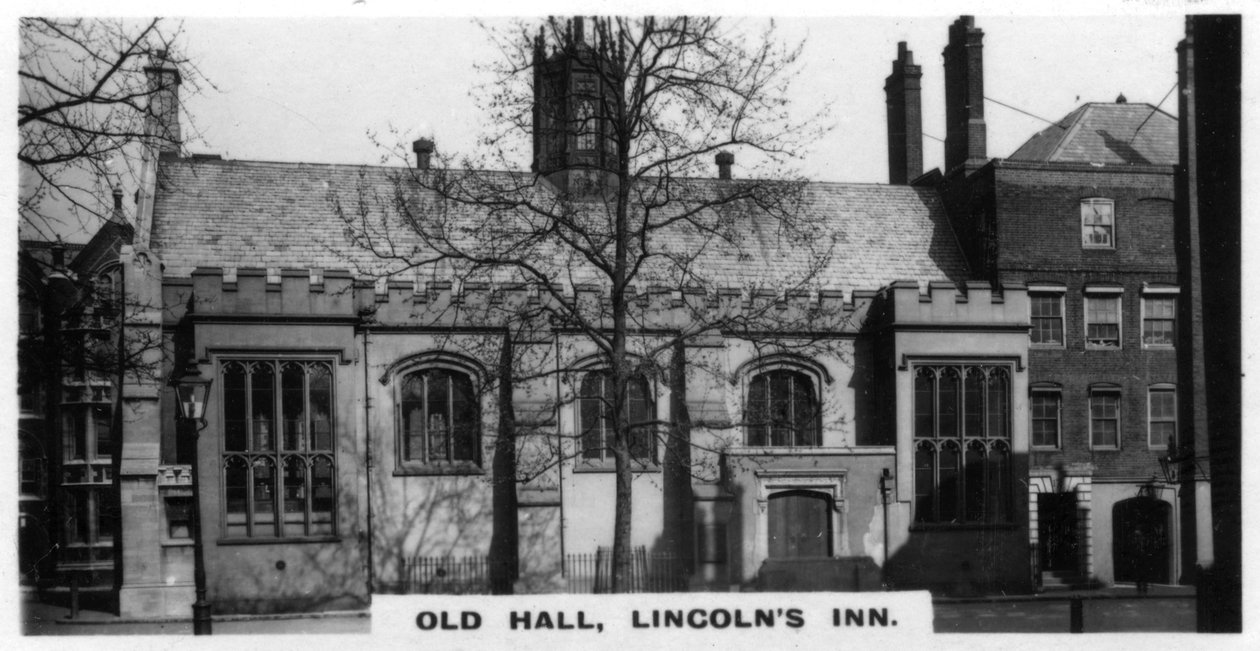 Old Hall, Lincolns Inn, Londýn, 20. léta 20. století od Unbekannt