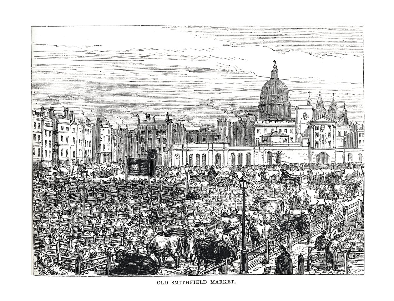 Old Smithfield Market, 1878 od Unbekannt