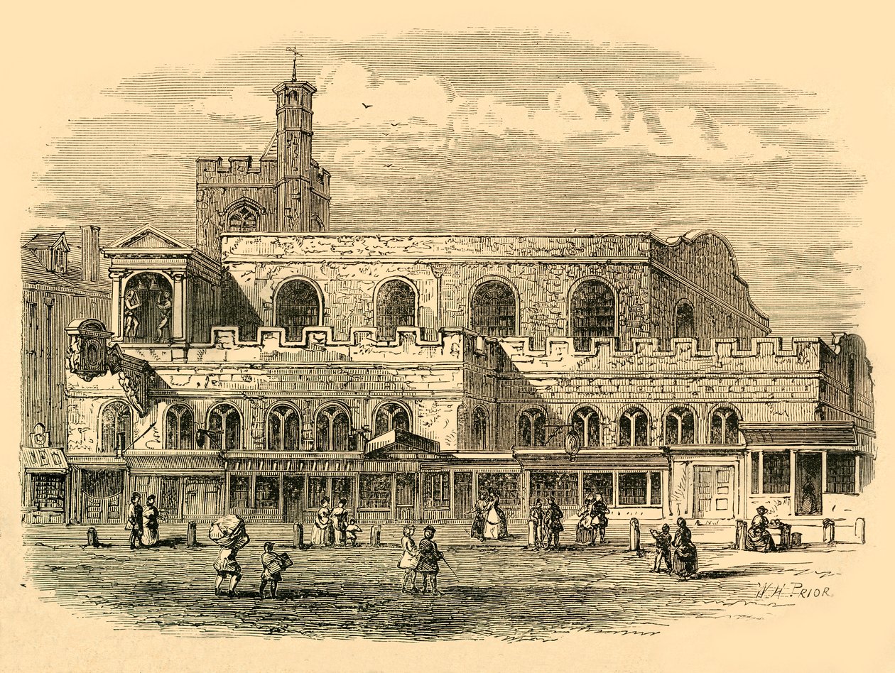 Starý kostel sv. Dunstana, 1814, 1897. od Unbekannt