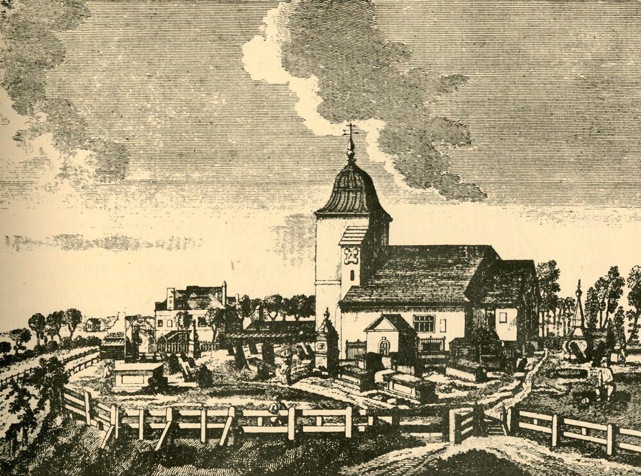 Starý hřbitov St. Pancras, c1780, 1925. od Unbekannt