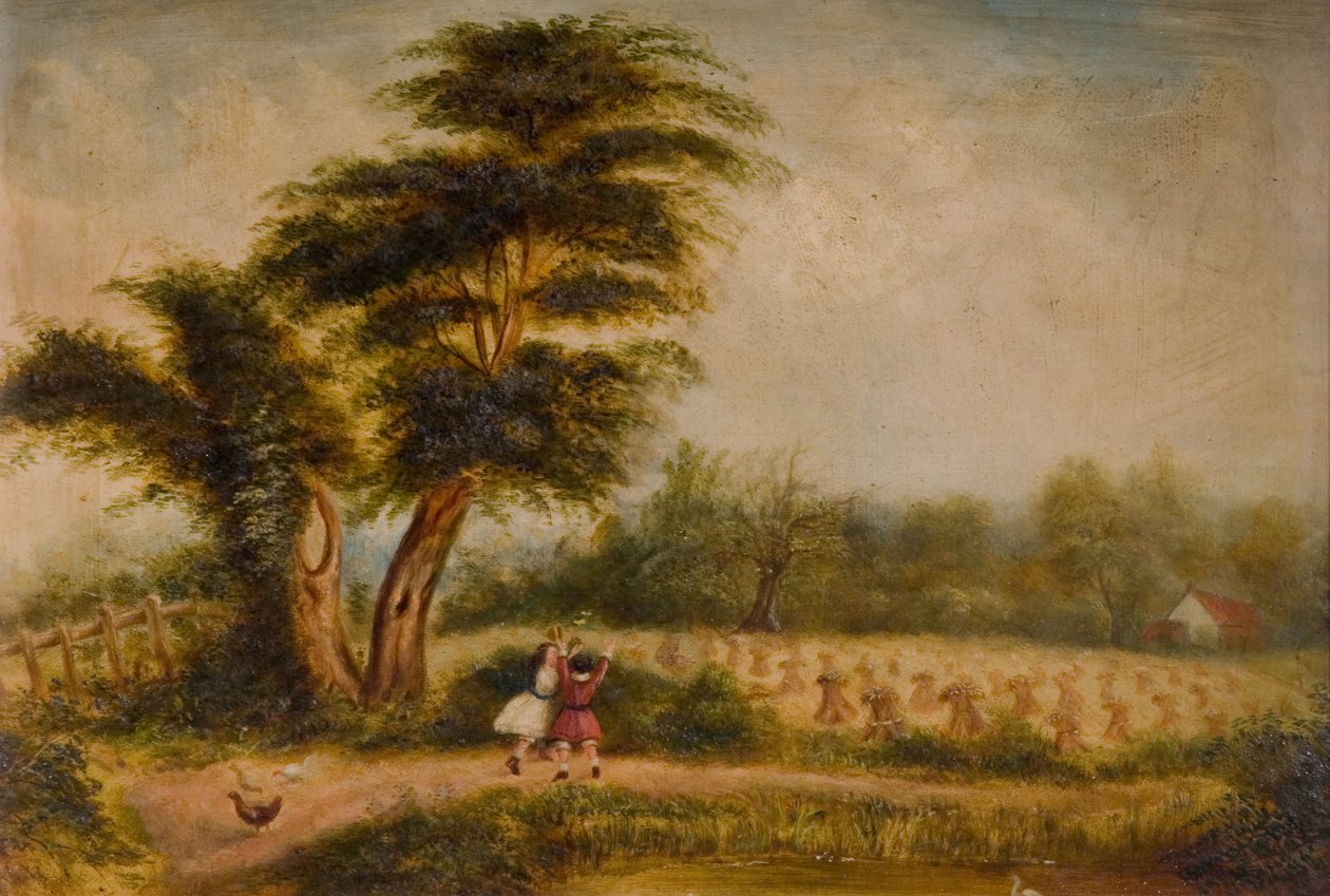 Starý strom na kamencové skále, 1840-1860. Kamencová skála, Birmingham. od Unbekannt