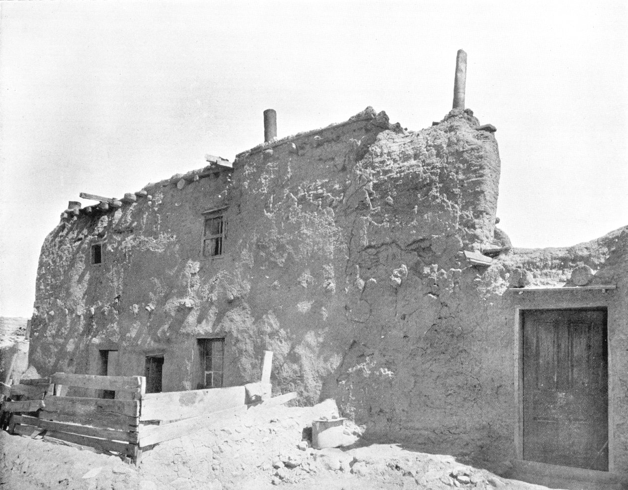 Nejstarší dům ve Spojených státech, Santa Fe, Nové Mexiko, USA, c1900. od Unbekannt