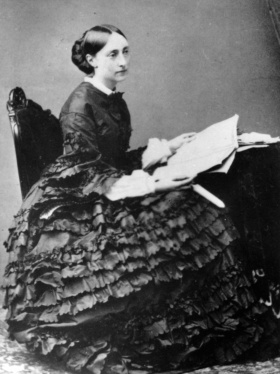 Olga Nikolaevna, královna Württemberska, c1860-c1867 od Unbekannt