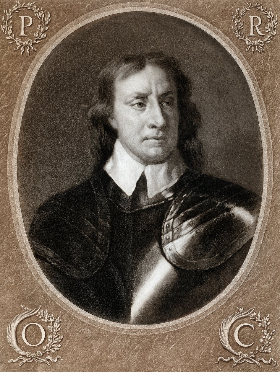 Oliver Cromwell , 1599-1658, anglický vojevůdce a politik, 1657, 1899 od Unbekannt