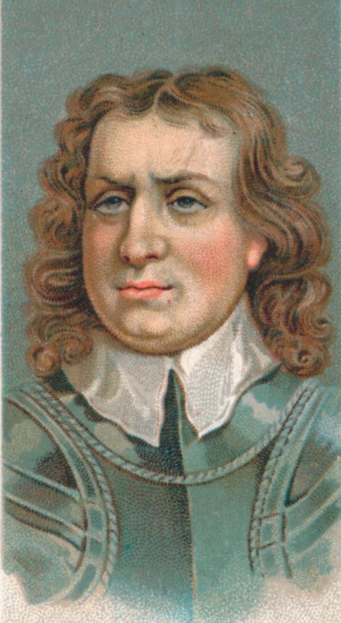 Oliver Cromwell, 1599-1658 anglický vojevůdce a politik, 1924 od Unbekannt