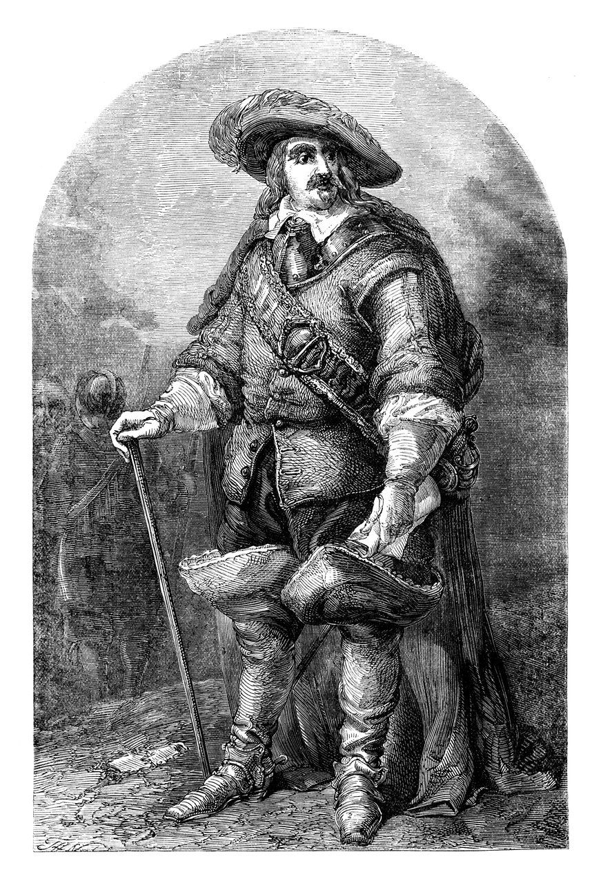 Oliver Cromwell 1599-1658, 18. století 1902 od Unbekannt