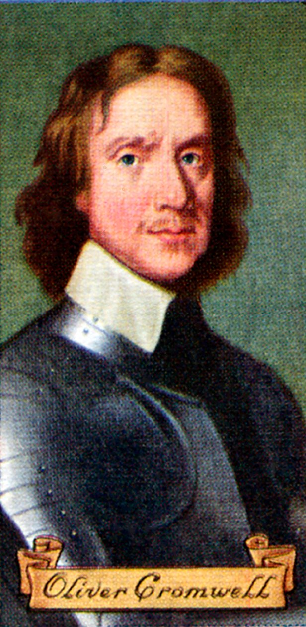 Oliver Cromwell, převzato ze série cigaretových karet, 1935 od Unbekannt