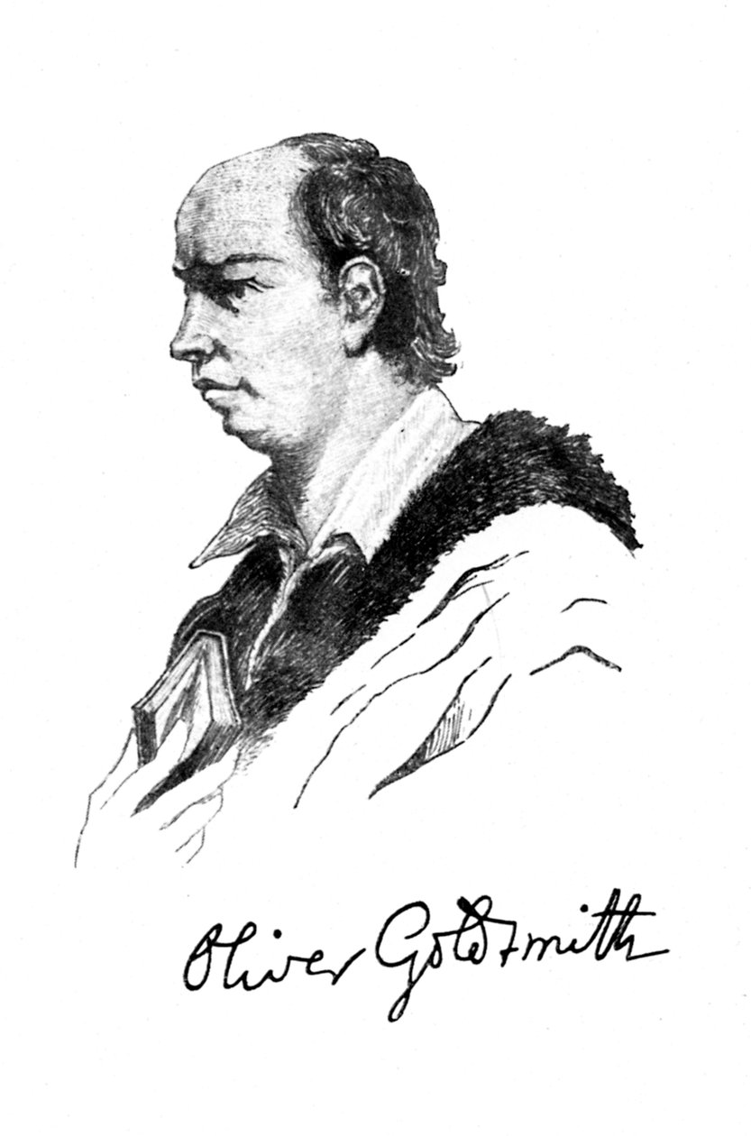 Oliver Goldsmith , irský spisovatel, básník a lékař, 1912 od Unbekannt