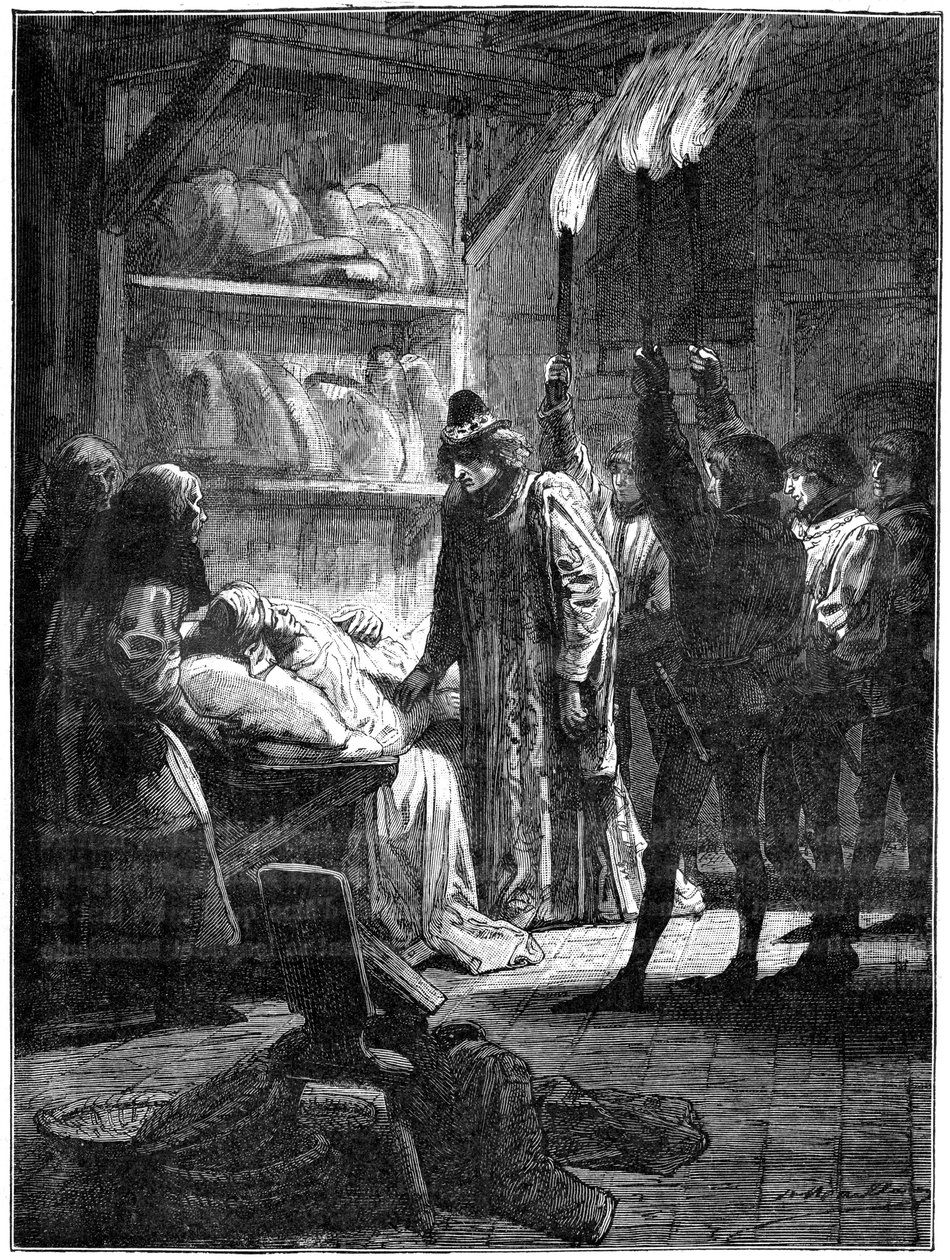 Olivier de Clisson říká králi, který se ho pokusil zavraždit, 1898 od Unbekannt