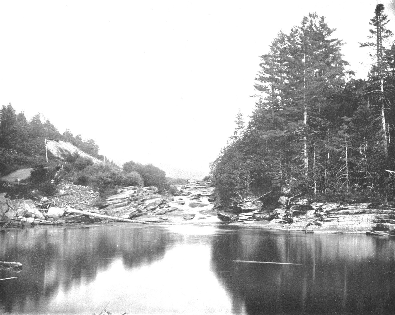 Na řece Ammonoosuc, White Mountains, New Hampshire, USA, c1900. od Unbekannt