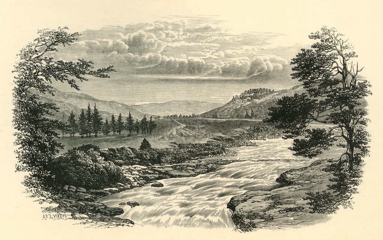 On the Dee, Skotsko, c1890. od Unbekannt
