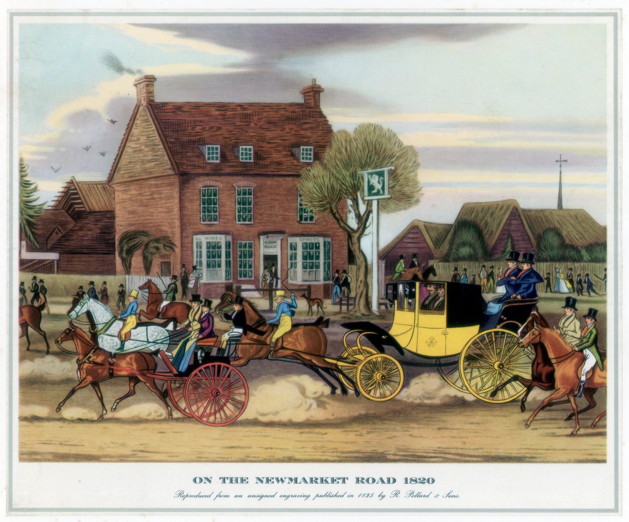 Na Newmarket Road, 1820, 1825 od Unbekannt
