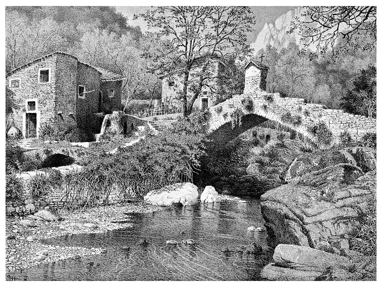 Na cestě do Ceriany, San Remo, 1901 od Unbekannt