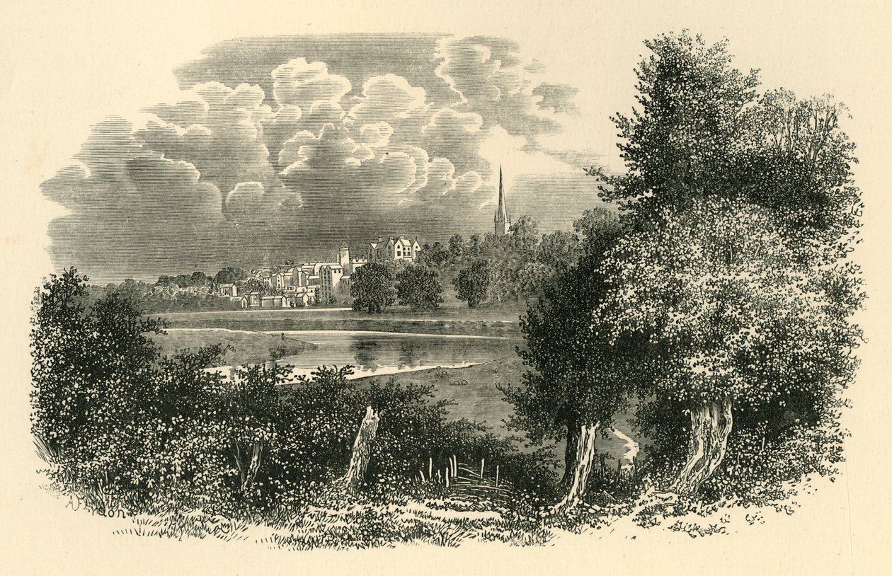 Na Wye, c1890. od Unbekannt