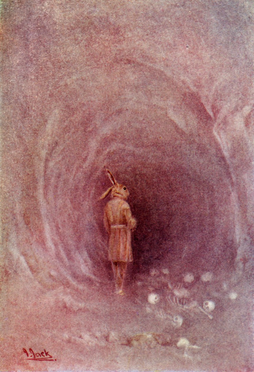 „Králík znovu vstoupil v přestrojení za muže“, 1914. od Unbekannt