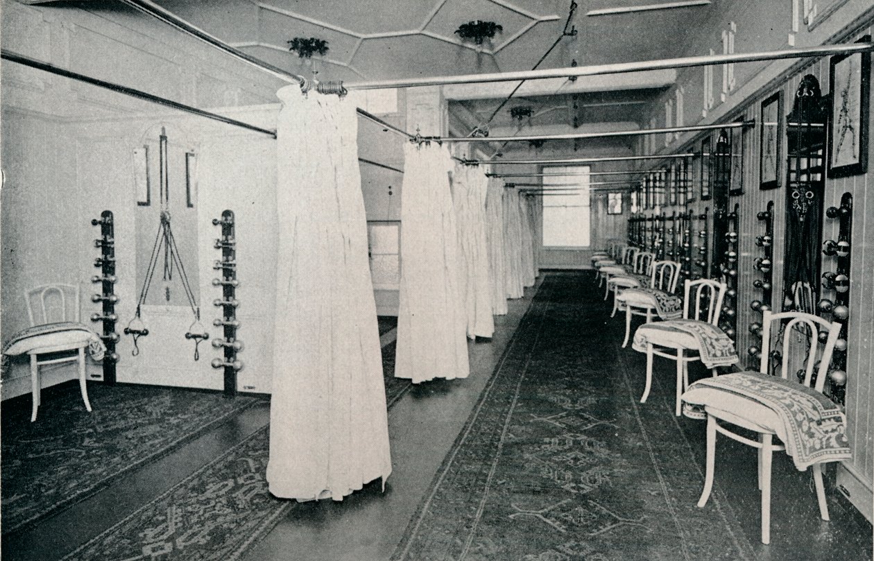 Jedna z prostorných cvičebních sálů, c1898 od Unbekannt