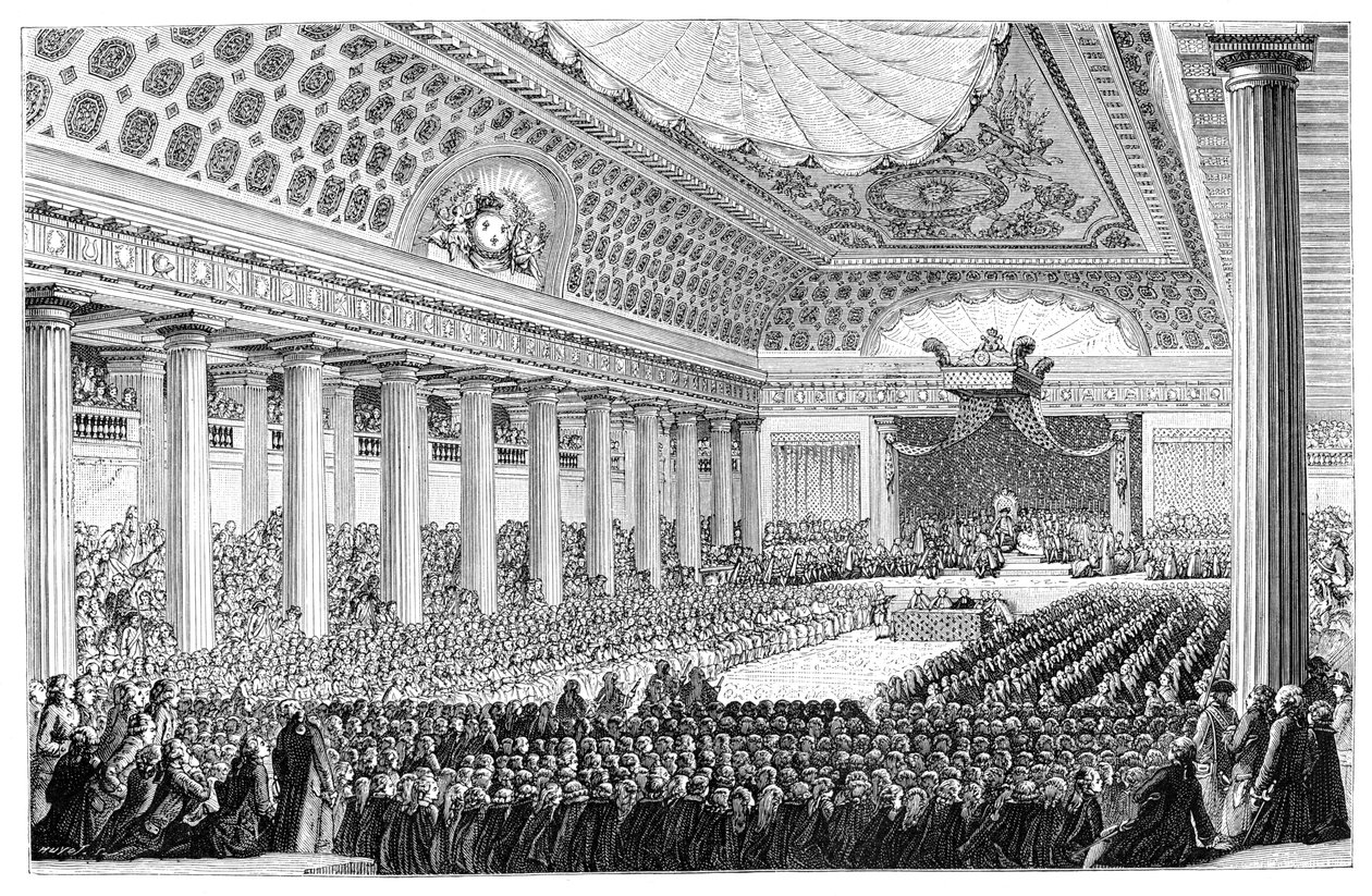 Otevření generálního panství, Versailles, 1789, 1885 od Unbekannt