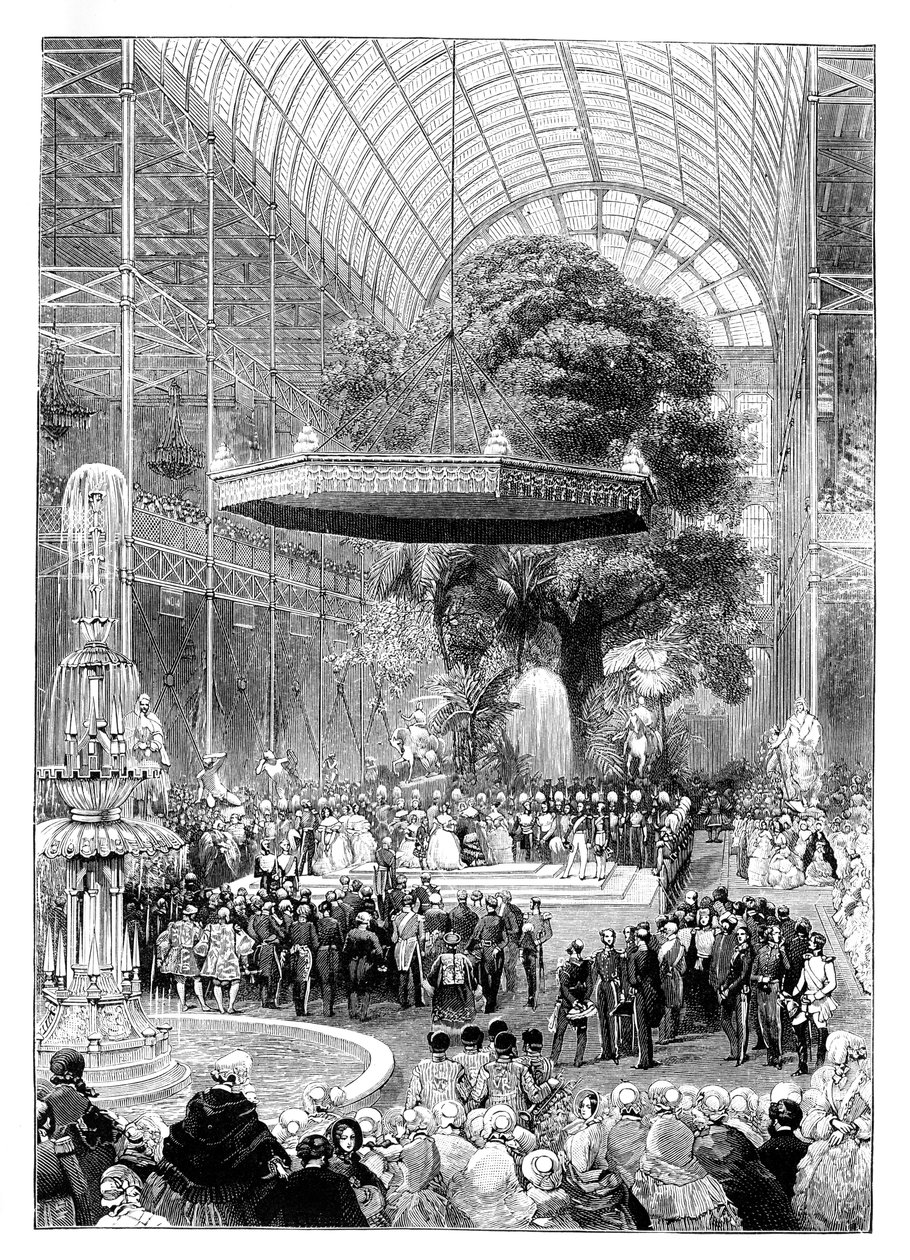 Zahájení Velké výstavy, Hyde Park, Londýn, 1851, 1888. od Unbekannt