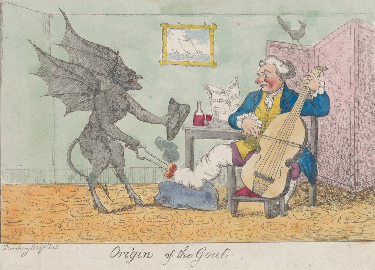 Původ dny, ca. 1810. od Unbekannt