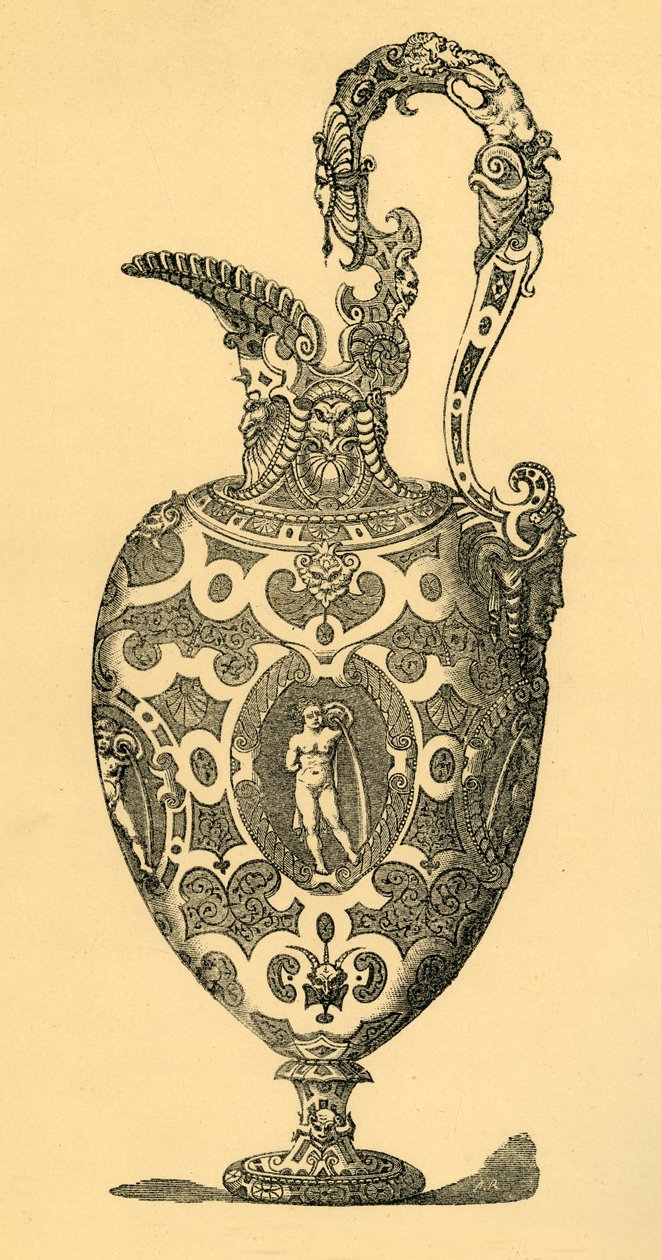Původní návrh na vázu nebo konvici, 1881. od Unbekannt