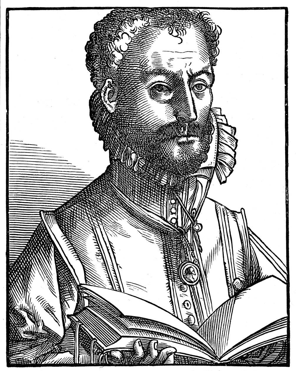 Orlandus Lassus , vlámský renesanční skladatel a hudebník, 16. století od Unbekannt