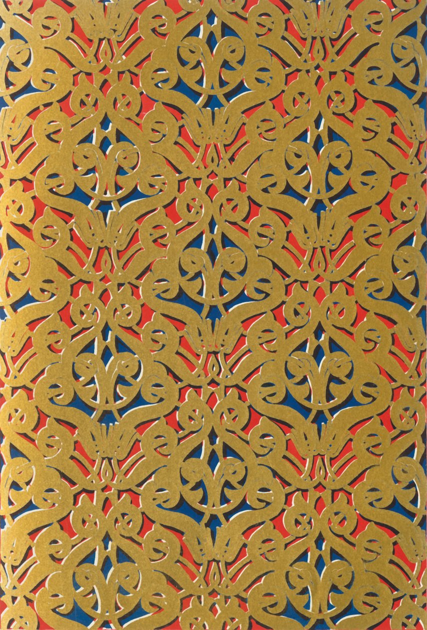 Ornament ve dveřích u vchodu do Ventana, sál dvou sester, 1907. od Unbekannt