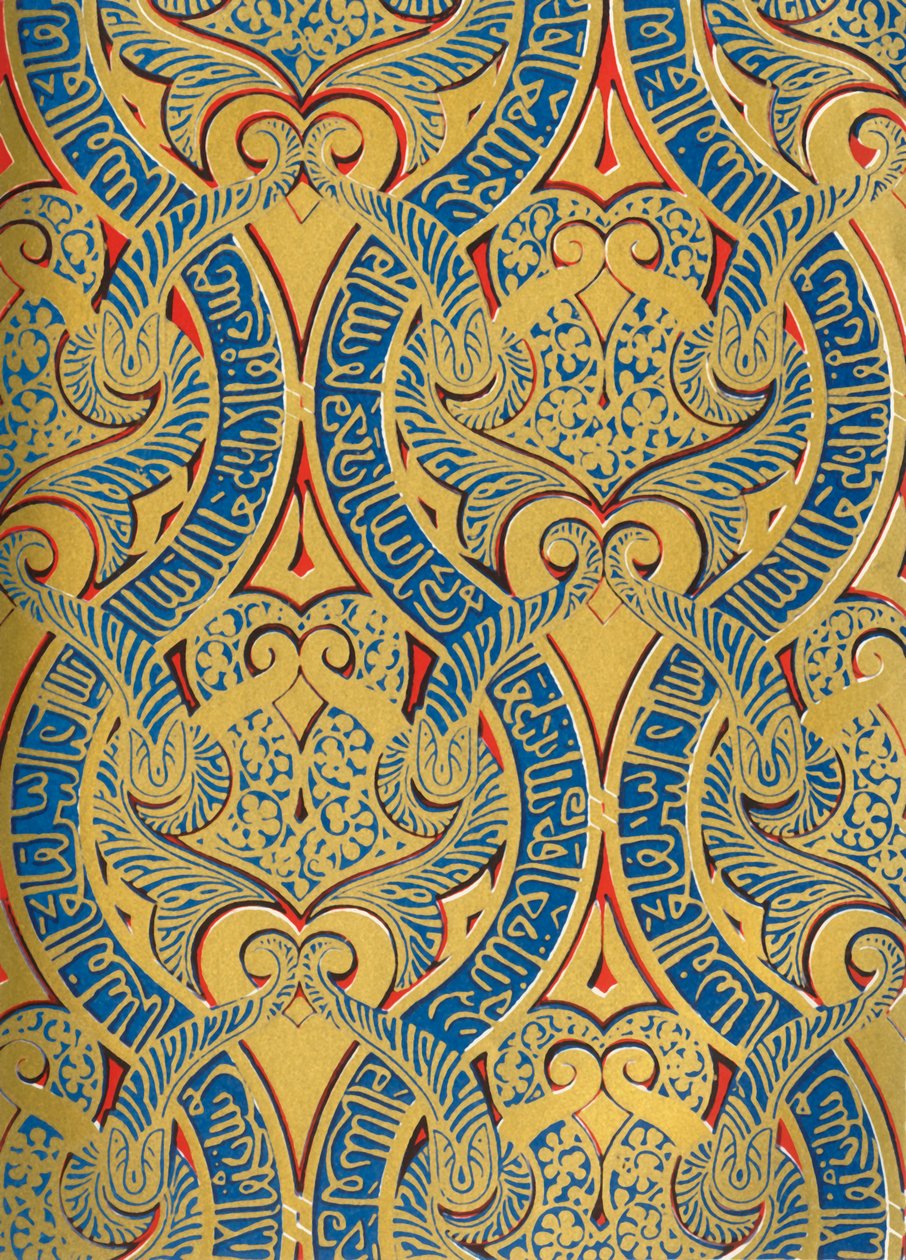 Ornament v panelech na stěně, Hall of Ambassadors, 1907. od Unbekannt