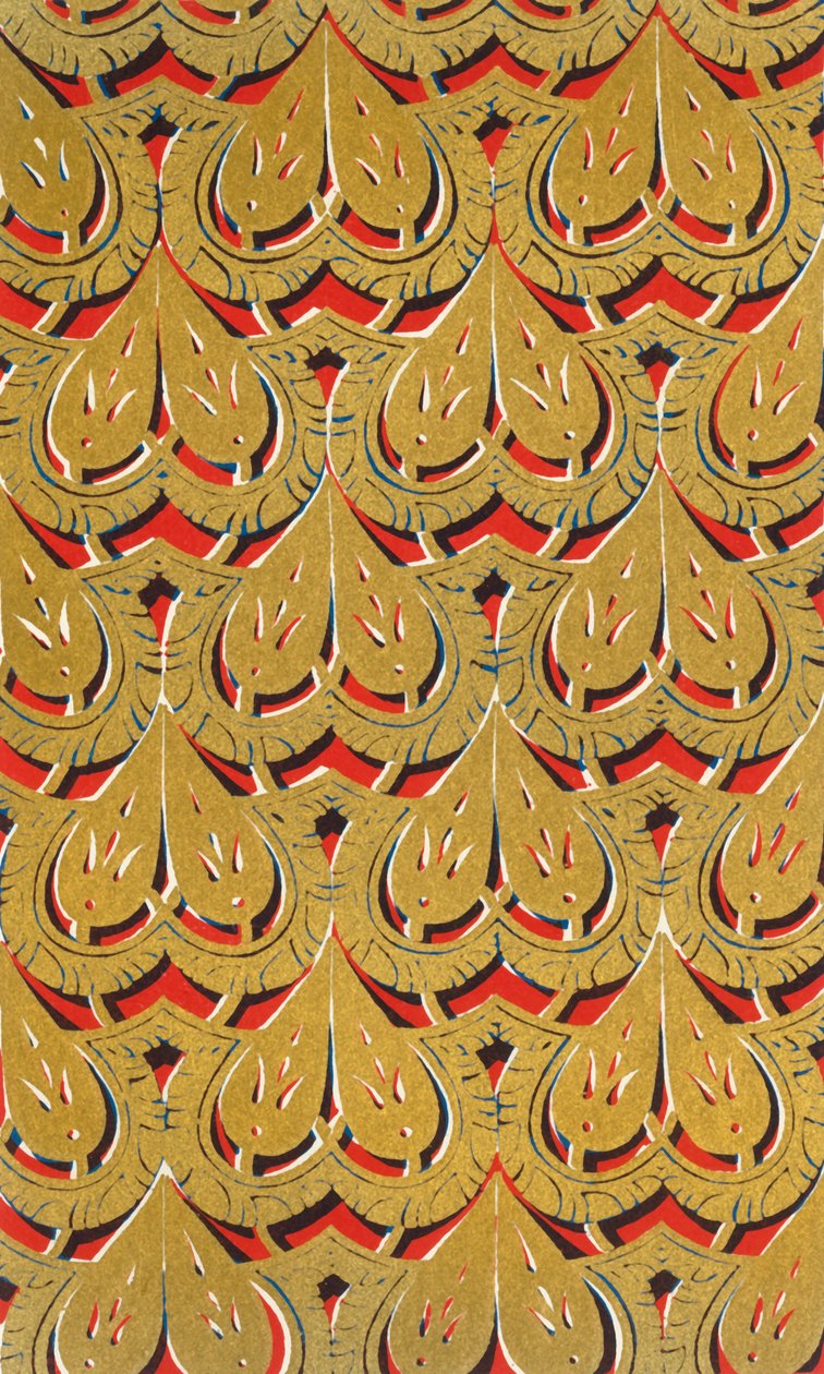 Ornament v klenbách oblouků, Síň dvou sester, 1907. od Unbekannt
