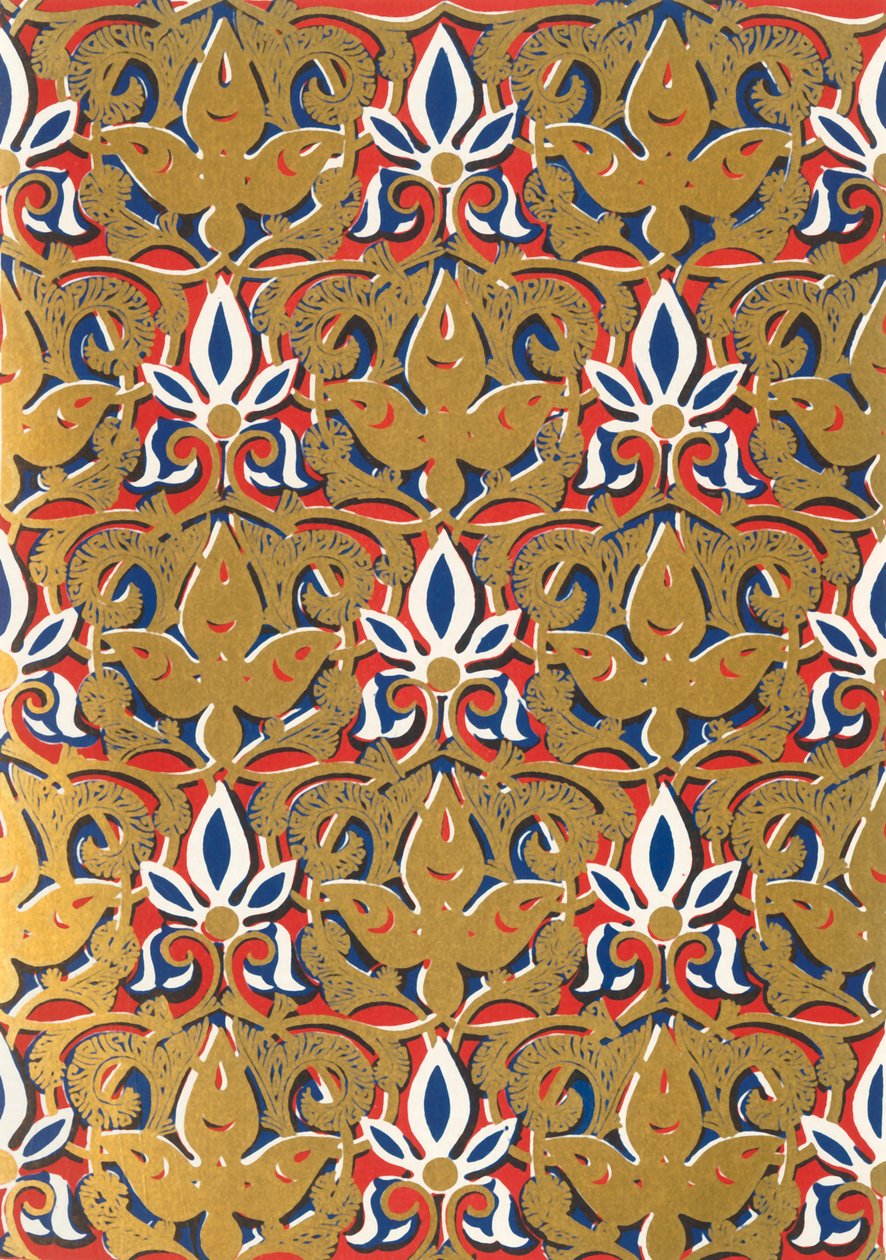 Ornament na bočních oknech, horní patro, Síň dvou sester, 1907. od Unbekannt