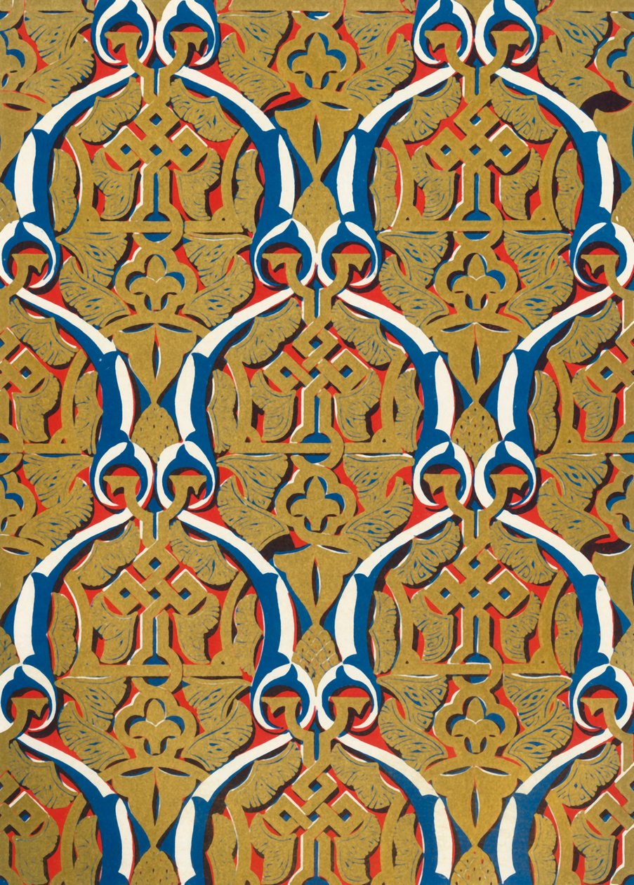 Ornamenty v panelech, Dvůr mešity, 1907. od Unbekannt