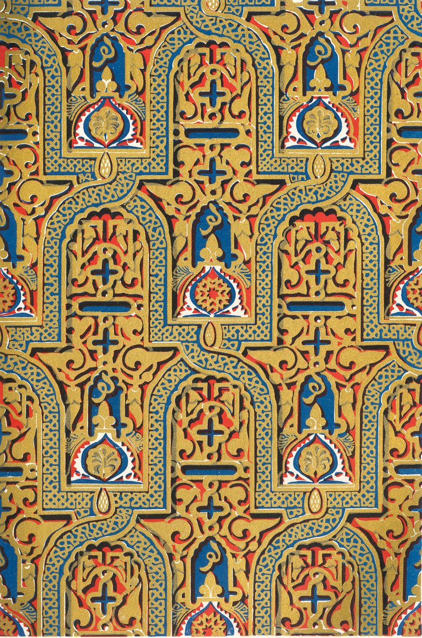 Ornamenty na panelech, Hall of Ambassadors, 1907. od Unbekannt