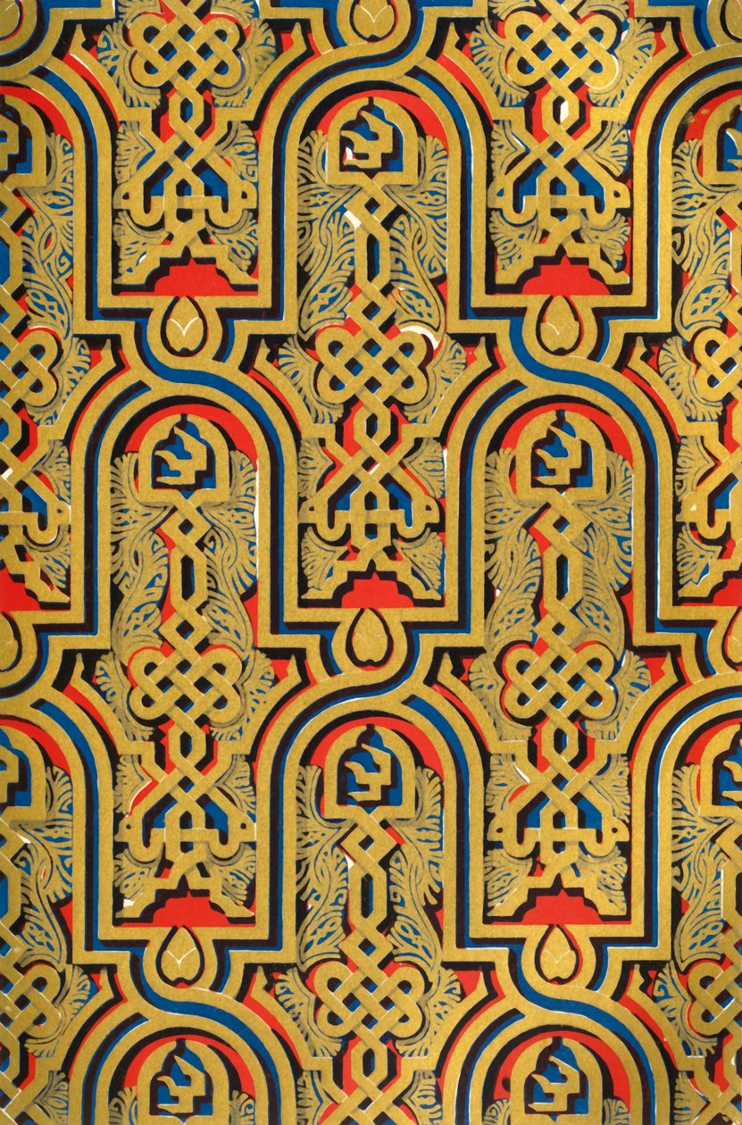 Ornamenty na panelech, Hall of Ambassadors, 1907. od Unbekannt