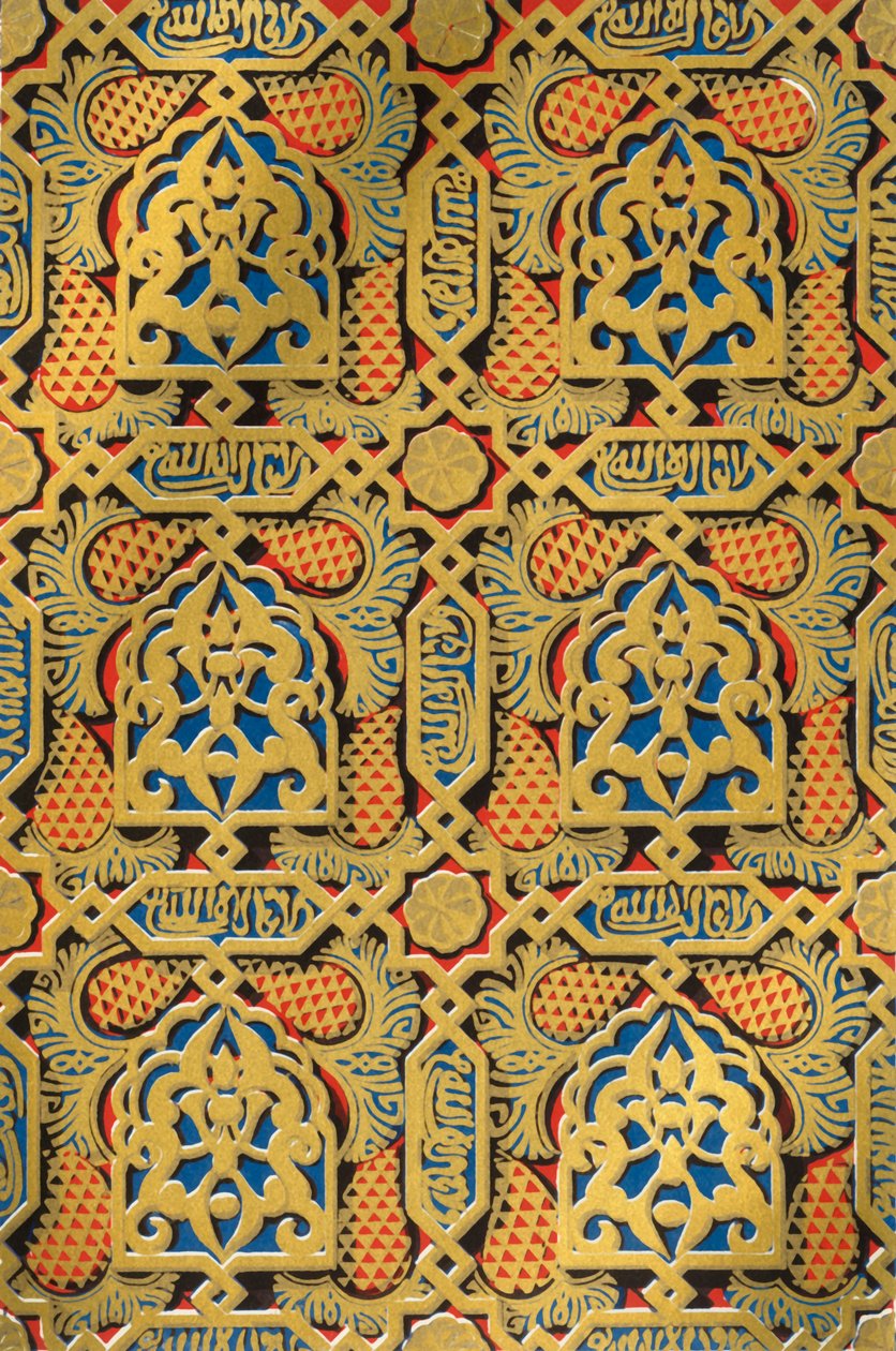 Ornamenty na panelech, Hall of Ambassadors, 1907. od Unbekannt