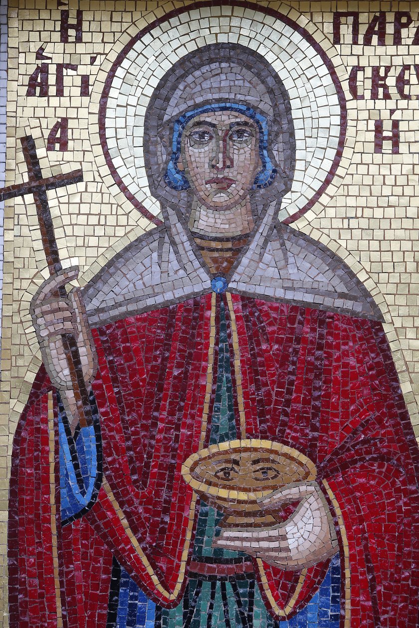 Ortodoxní mozaika v Troodosu. V pátek 20150510, Kypr od Unbekannt