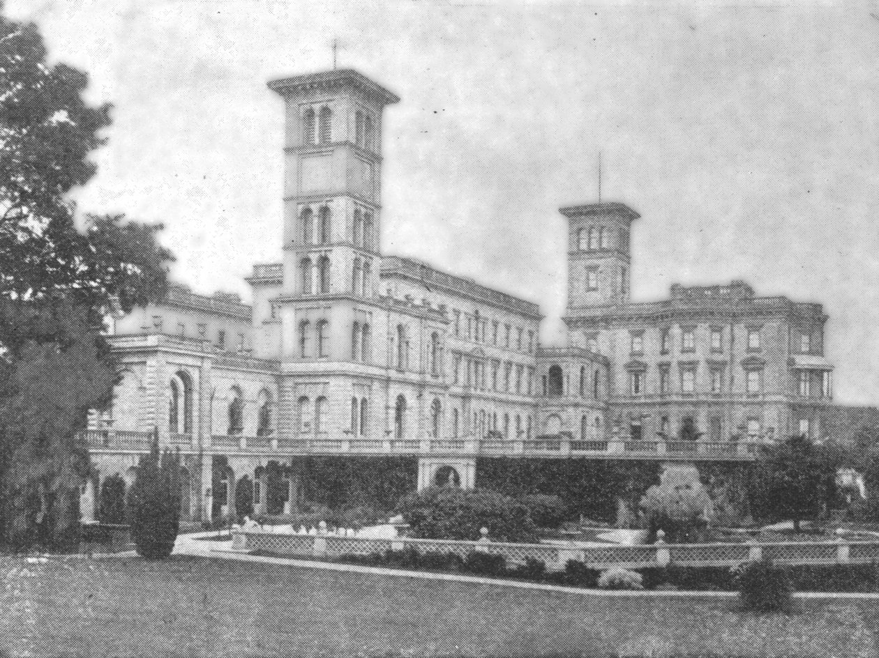 Osborne House v době Victorie, 1901. od Unbekannt