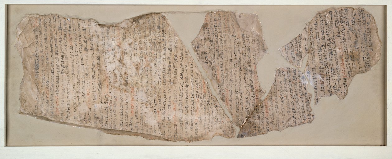 Ostracon, vepsaný hieraticky, XIX. dynastie c1292 př.nl - c1190 př.nl od Unbekannt