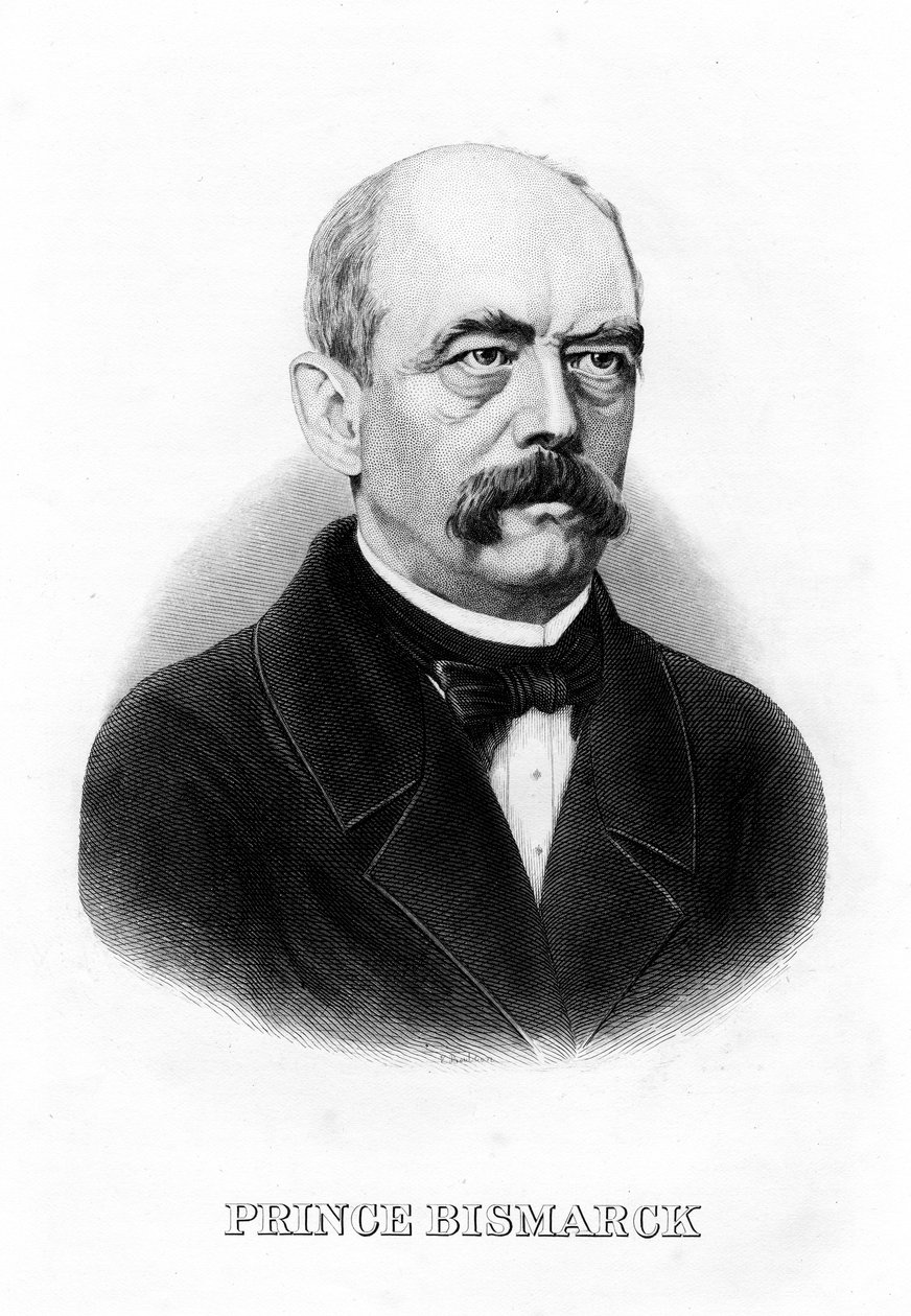 Otto von Bismarck, německý státník, 19. století od Unbekannt