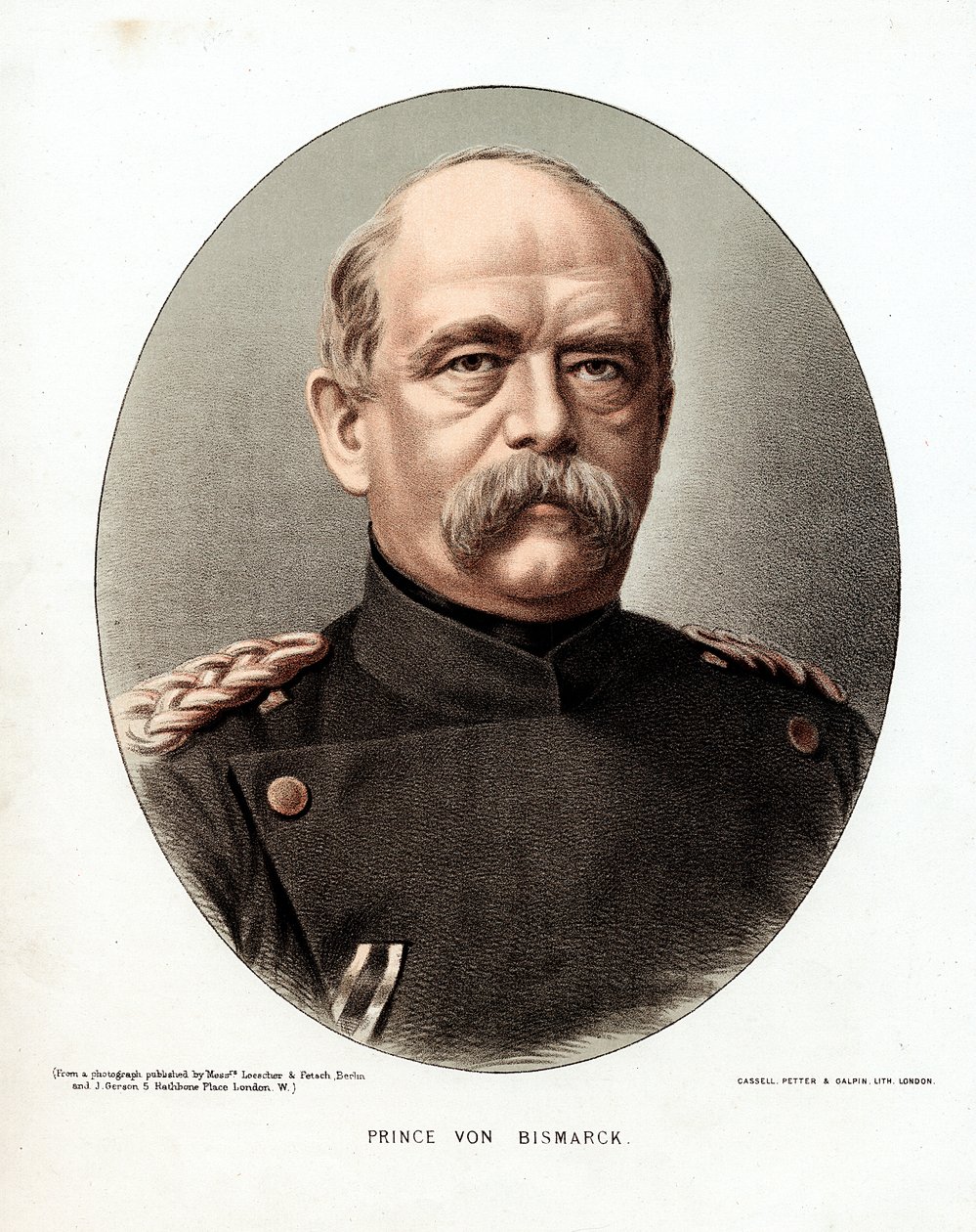 Otto von Bismarck, německý státník, c1880 od Unbekannt