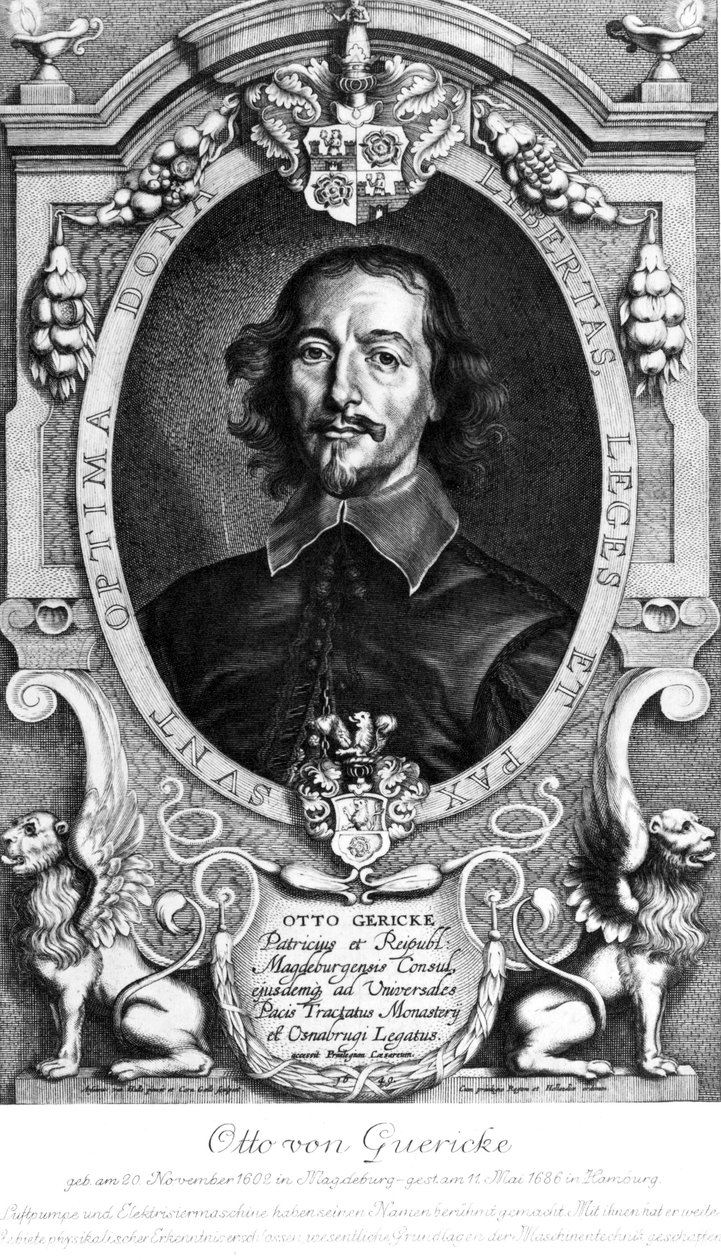 Otto von Guericke , německý fyzik a vynálezce od Unbekannt