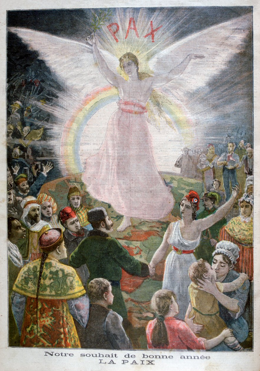 Naše naděje pro nový rok: Mír, 1894 od Unbekannt